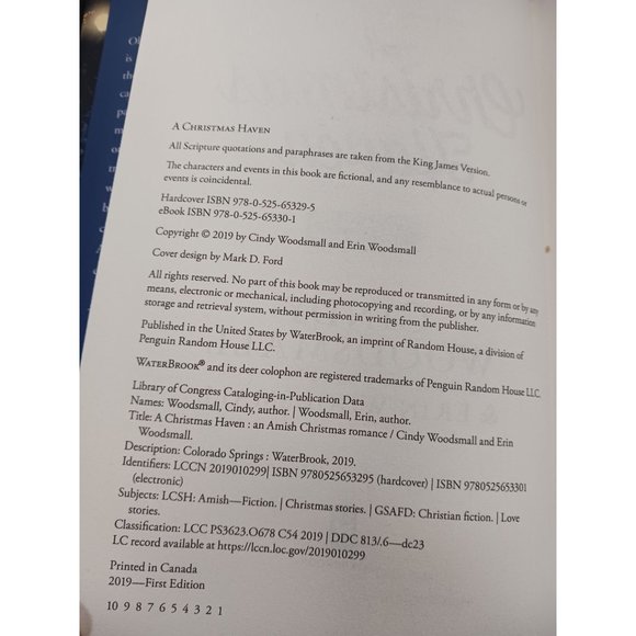 A Christmas Haven: An Amish Christmas Romance Hardcover – September 24, 2019 by - Picture 7 of 7